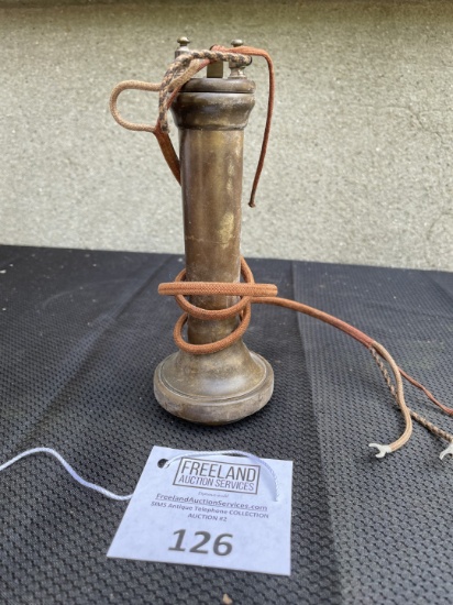 Brown bakelite Long Pole Telephone receiver