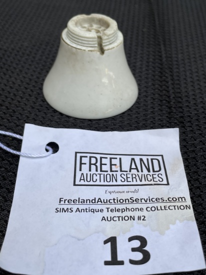 Porcelain telephone mouthpiece