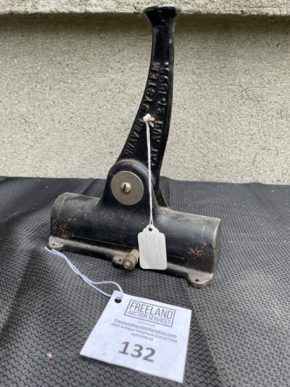 rare SHAVER SYSTEM 1895 cast iron Telephone arm