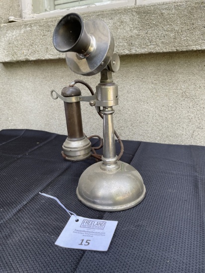 Stromberg Carlson Tapered Shaft Oil Can candlestick Telephone