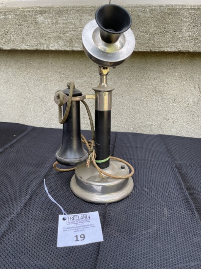 S. H. Couch nickel early 1900s Candlestick Telephone
