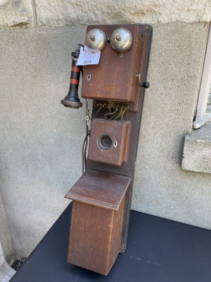Bell Telephone Co of Canada Montreal Walnut 3 box Blake Telephone