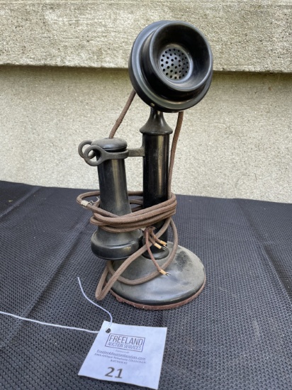 Western Electric early 1900s 20AL Candlestick Telephone