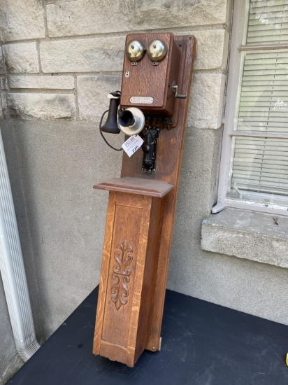 Sterling Electric Lafayette IN Tandem wall telephone 44" tall