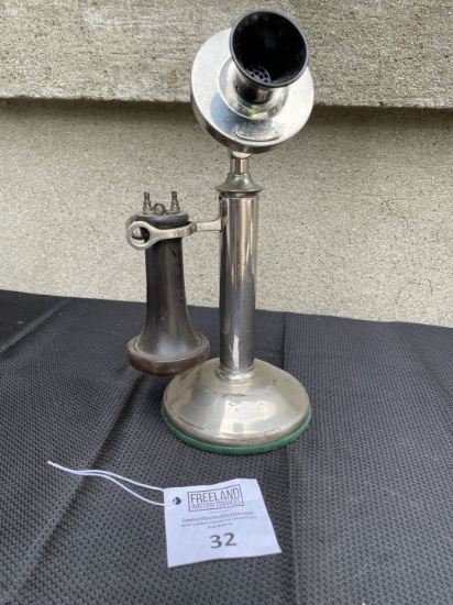 Western Electric nickel 20-B Candlestick Telephone