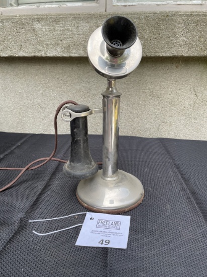 20-B Nickel Candlestick Telephone very good condition
