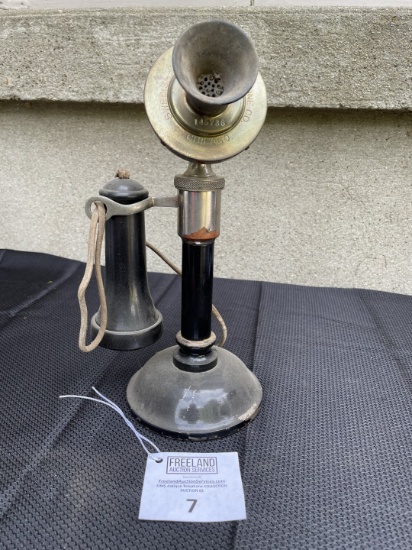 Swedish American Telephone Co. candlestick telephone