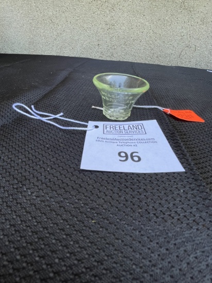 "PURITY" Patented GLASS Telephone mouthpiece