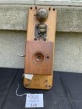 Manhattan Transmitter Box on Oak Backboard