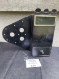 Gray Telephone Pay Station 3 Slot Coin Box model #11 with side mount
