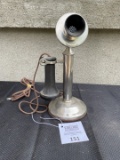 Western Electric nickel 20-PC candlestick telephone