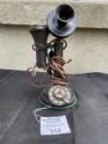 Automatic Electric Step Base candlestick telephone with Mercedes dial