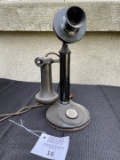 Western Electric 1920s dial candlestick telephone