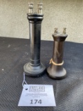 Pair of Terminal Top telephone receivers Pony and Long Pole