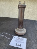 Long Pole terminal top telephone receiver brown bakelite cap
