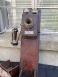 1893 The Harrison International Telephone Company rare Wall Telephone