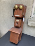 The D.A. Kusel Telephone Mfg. Co. St. Louis, MO 1894 wall 3 box telephone
