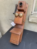 3 Box Walnut VIADUCT wall telephone