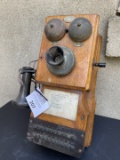 unusual PLUMMER, HAM, & RICHARDSON Worcester, MASS Telephone with Samson Transmitter
