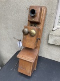 3 box Oak Viaduct wall paddle phone telephone