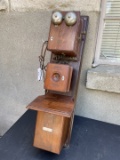 Walnut 3 box Property of Bell Telephone Company of Canada BLAKE wall telephone