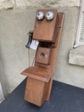 American Bell Telephone Co. 3 Box wall telephone Blake Transmitter
