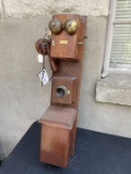 unusual Viaduct BALTIMORE 3 box wood wall telephone