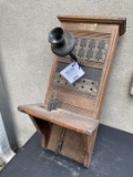 American Electric Telephone Co. Chicago Oak Ten Station wall switchboard