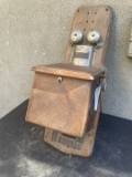 The Lambert Schmidt Telephone Manufacturing Co wall telephone patented 1900