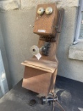 Williams Electric Cleveland Ohio Oak double box wall telephone