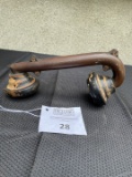 rare C. HIGGINS Napoleon Ohio telephone handset pat 1894