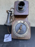 S.H. Couch Co. Boston Mass AUTOPHONE unusual 50 station dial telephone