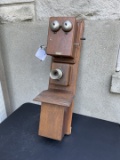 H.C. Tafel Electric Supplies 3 box wooden wall telephone Louisville Kentucky