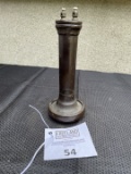 Long Pole antique telephone receiver brown bakelite