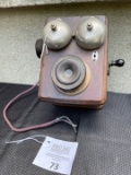 National Telephone Co top box with Marked Receiver & transmitter 1894