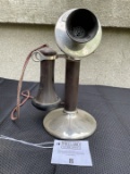 Williams-Abbott Electric Co Cleveland OH nickel candlestick telephone