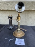 Western Electric #10 tapered shaft candlestick telephone with PONY Receiver
