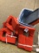 Group of several life vests and tubs