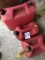 Four vintage style gas cans
