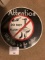 Metal sign railroad