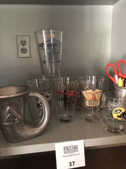 Collectable beer glasses