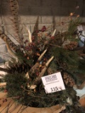 Deer antler seasonal display