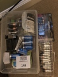 Large group of batteries new in packages