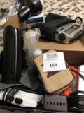 Group of electronics and travel iron