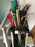 Yard tools and storage unit