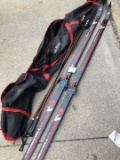 L.L. Bean Freeport, Maine Ski and Poles in bag