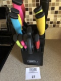 Farberware knife set newer condition