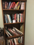 Book shelf and lots of great books