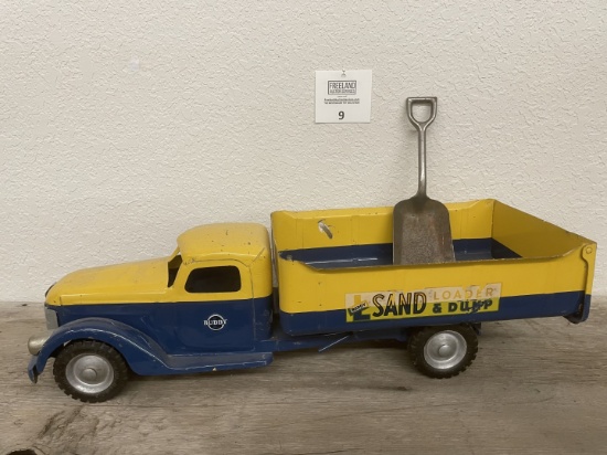 Buddy L Sand Loader & Dump pressed steel truck