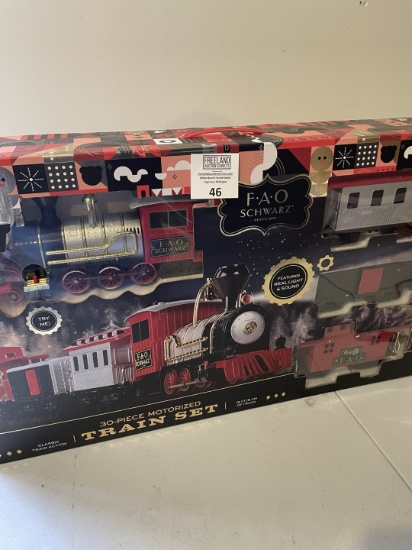 FAO Schwarz 30-piece Motorized Train Set new in box